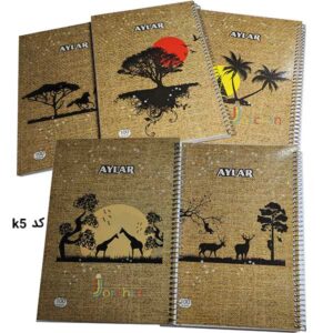 دفتر آيلار 100 برگ طرح topart |-کد k5- پخش لوازم تحریر جورچین - پخش کننده لوازم التحریر فانتزی در تهران