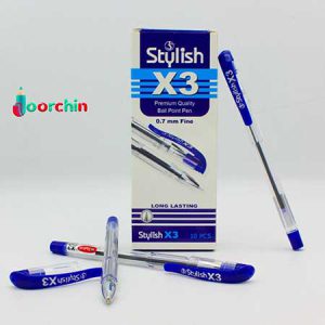 خودکار استايليش آبی _کد 1302 _ عمده فروشی لوازم تحریر جورچین