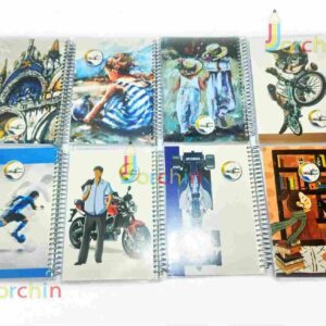 دفترچه یادداشت سایز 1.8 مجلد 100 برگ نیلای - کد 2326 _پخش لوازم تحریر جورچین