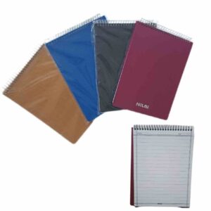 دفترچه یادداشت خبرنگاری نیلای سایزA5 13*12 - کد 2325 _پخش لوازم تحریر جورچین