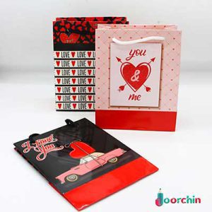 ساک دستی A5 کلاسیک طلاکوب - 2442 _ عمده فروشی لوازم تحریر جورچین