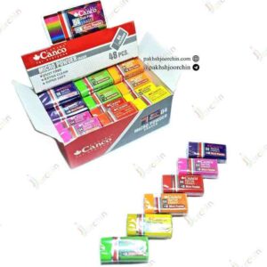 پاکن کنکو رنگی (48 عددی )(نقدی) _ کد 24502 _خرید عمده لوازم تحریر