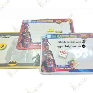 تخته وایت برد دور دوخت با همراه بازی سایز 35*50 _ کد 2570 _خرید عمده لوازم تحریر
