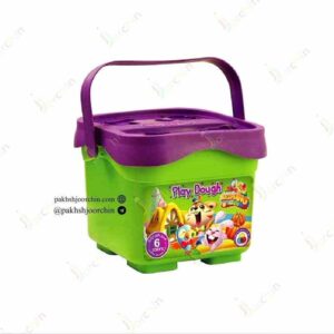 خمیر سطلی 6 رنگ ارژنگ (36 عددی ) _کد 2607 _پخش لوازم تحریر جورچین