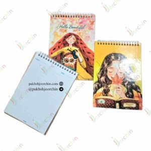 دفتر یادداشت سایز 1.8 جلد سخت فانتزی( 6عددی)_کد 2593 _ عمده فروشی لوازم تحریر