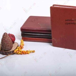 سررسید سایز1.8 دورنگ چرم(نقدی) پاییزان_کد 1002 _ خرید عمده لوازم تحریر