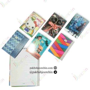 دفترچه یادداشت کلاسیک و فانتزی صدف _ کد2750 _لوازم تحریر عمده