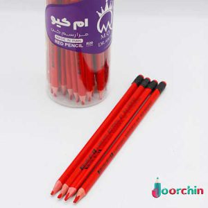مداد قرمز ام کیو مقوایی mq _ کد 707 _ لوازم تحریر عمده جورچین