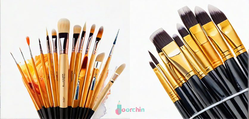 قلمو یکی از وسایل مورد نیاز برای نقاشی با آبرنگ