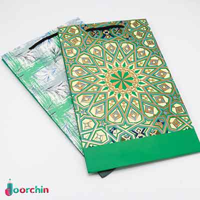 ساک دستی طلاکوب سایز5 عمودی کد 2992 _ خرید عمده لوازم تحریر جورچین