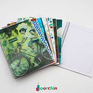 دفتر-2-خط-50-برگ-کلاسیک-کد3172 _ عمده فروشی لوازم تحریر جورچین