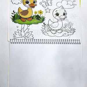 دفتر نقاشی دسته دار _ کد 1262_ خرید عمده دفتر نقاشی