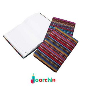 دفتر 200برگ ته دوخت جاجیم شفیعی 96_ خرید دفتر جاجیم