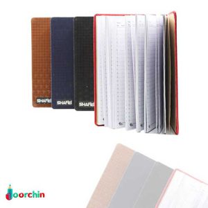 کلاسور 100برگ چرم قفل پلاستیکی شفیعی 188_ خرید کلاسور چرم