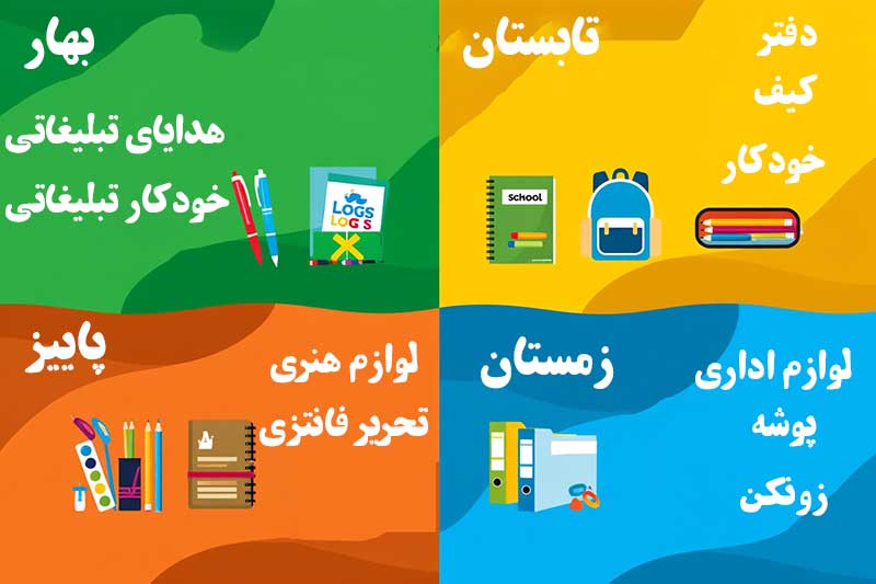 نقشه فصلی خرید هوشمند لوازم تحریر — جدول و نکات کلیدی هر فصل برای حداکثر سود از خرید مستقیم از واردکننده
