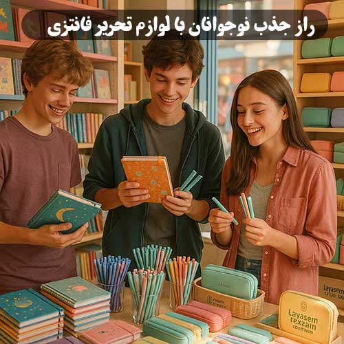 راز-جذب-نوجوانان با لوازم تحریر فانتزی وارداتی