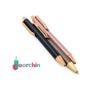 خودکار گیره طلایی 4رنگ _ کد 1884 _ خودکار کادویی