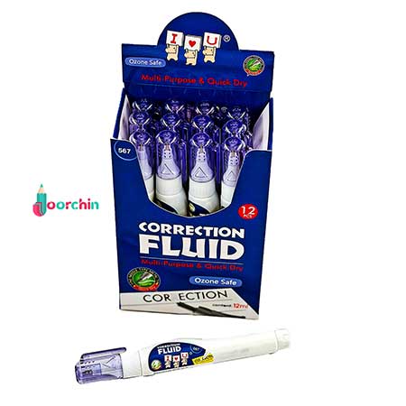 لاک غلط گیر 12 میل FLUID1819_ خرید عمده لوازم تحریر ارزان