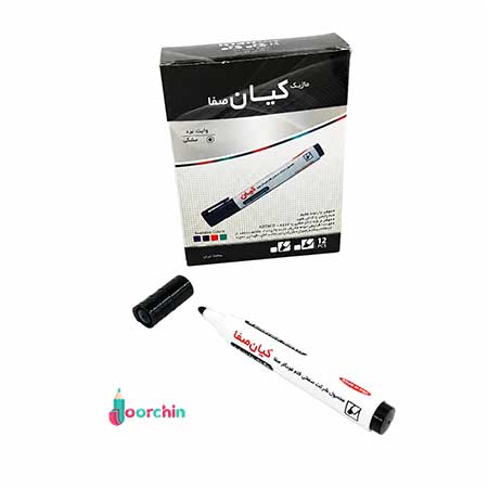 ماژیک وایت برد مشکی کیان _ لوازم تحریر عمده