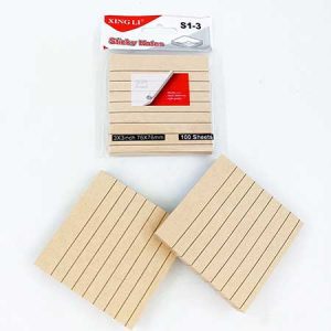 پستیت خط دار سایز 75×75 کرافت _ کد 2299