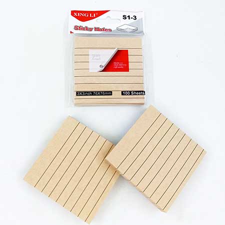 پستیت خط دار سایز 75×75 کرافت _ کد 2299