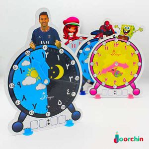 ساعت آموزشی فانتزی _ کد2392 _ لوازم تحریر عمده جورچین