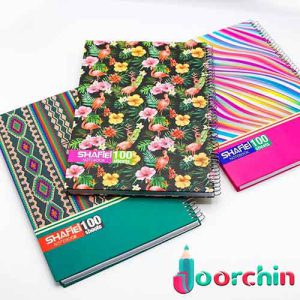 دفتر رحلی 100برگ شفیعی کد 2759 _لوازم تحریر عمده جورچین