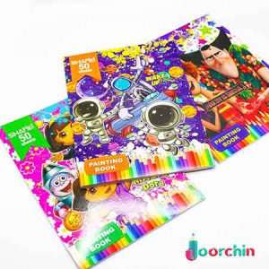 دفتر50برگ نقاشی ته چسب شفیعی (100جلدی) _ کد 2744 _ پخش لوازم تحریر جورچین