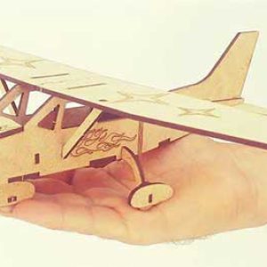 پازل چوبی هواپیما آموزشی _ کد 2041
