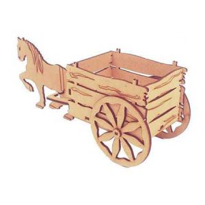 پازل چوبی جامدادی گاری _ پازل عمده